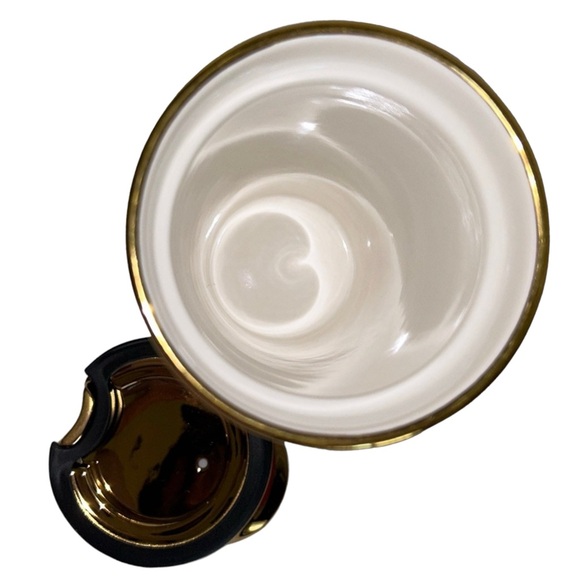 STARBUCKS MERMAID Ceramic Tumbler Gold Lid 2014 - Picture 7 of 11